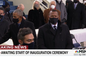A-Rod was at The Inauguration and Looked Like a Secret Service Agent