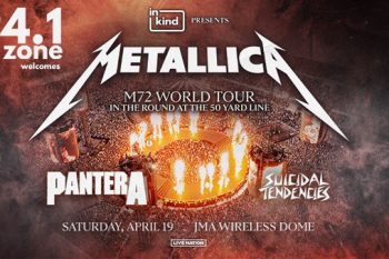 94.1 The Zone Welcomes: Metallica - April 19th