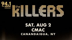 94.1 The Zone Welcomes: The Killers – August 2nd