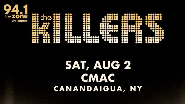 94.1 The Zone Welcomes: The Killers - August 2nd