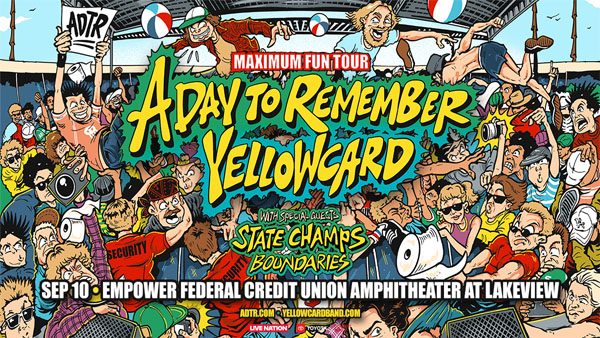 94.1 The Zone Welcomes: A Day To Remember/Yellowcard - September 10th